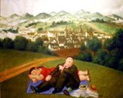 Fernando Botero painting - 费尔南多·博特罗